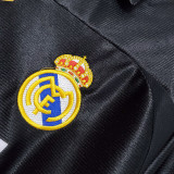 2000-2001 RMA Away Black Retro Soccer Jersey