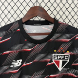 2024 Sao Paulo Black Red Training shirts