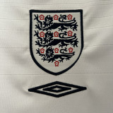 2004 England Home Retro Soccer Jersey