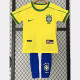 1998 Brazil Home Kids Retro Soccer Jersey