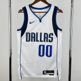 22-23 Dallas Mavericks CHRISTIE #00 White Top Quality Hot Pressing NBA Jersey(V领)