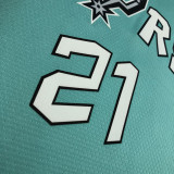 22-23 Sa Spurs DUNCAN #21 Blue City Edition Top Quality Hot Pressing NBA Jersey