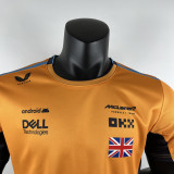 2023 F1 Formula One McLaren Yellow Racing Suit (圆领)