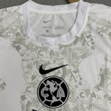 24-25 Club America White Goalkeeper Women Soccer Jersey (女)