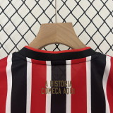 24-25 Sao Paulo Away Kids Soccer Jersey