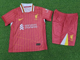 24-25 LIV Home Kids Player Version Soccer Jersey (球员童装)