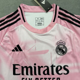 24-25 RMA Pink White Special Edition Fans Soccer Jersey