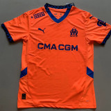 24-25 Marseille Third Fans Soccer Jersey (Print all Sponsor)
