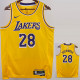 22-23 LAKERS HACHIMURA #28 Yellow Top Quality Hot Pressing NBA Jersey(圆领)