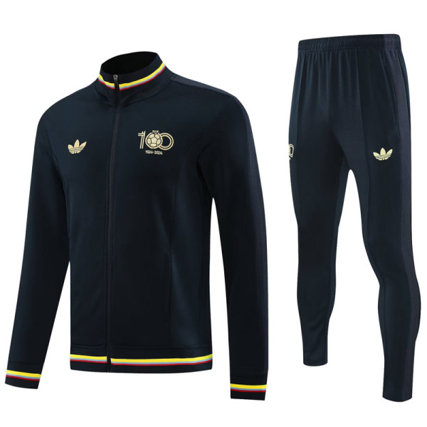 24-25 Colombia Black Jacket Tracksuit