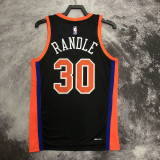22-23 KNICKS RANDLE #30 Black City Edition Top Quality Hot Pressing NBA Jersey