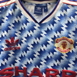 1990-1992 Man Utd Away Retro Soccer Jersey