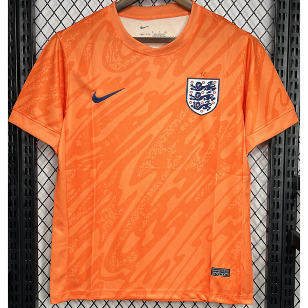 24-25 England Orange GoalKeeper Soccer Jersey
