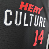 23-24 HEAT HERRO #14 Black City Edition Top Quality Hot Pressing NBA Jersey (V领）