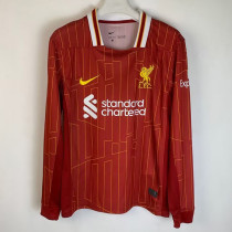 24-25 LIV Home Long Sleeve Soccer Jersey (长袖)