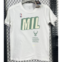 T115 Bucks MIL White High Quality Casual T-Shirt