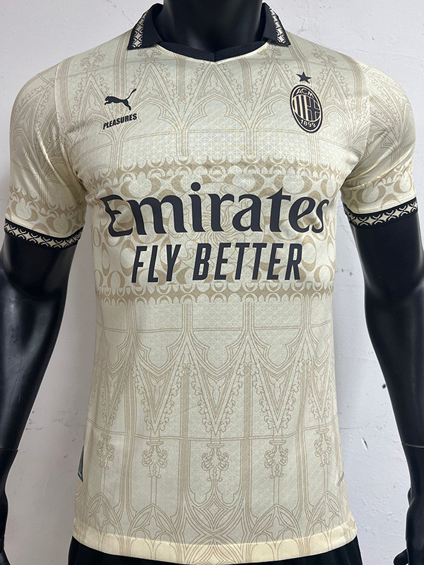 23-24 ACM Cream Color Joint Edition Player Version Soccer Jersey