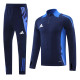 2024 AD Royal blue Half Pull Tracksuit #AB07 (半拉链)