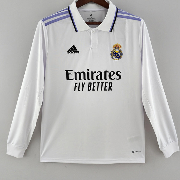 22-23 RMA Home Long Sleeve Soccer Jersey (长袖)