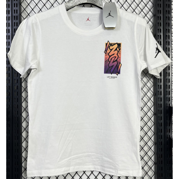 T135 Jordan White High Quality Casual T-Shirt #彩标