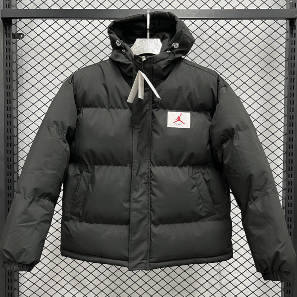 24-25 MF1 Jordan Black Hooded Cotton Coat (棉衣红标)