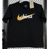 T248 NK Black High Quality Casual T-Shirt