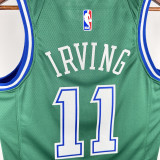 Dallas Mavericks IRVING #11 Green Retro Top Quality Hot Pressing NBA Jersey