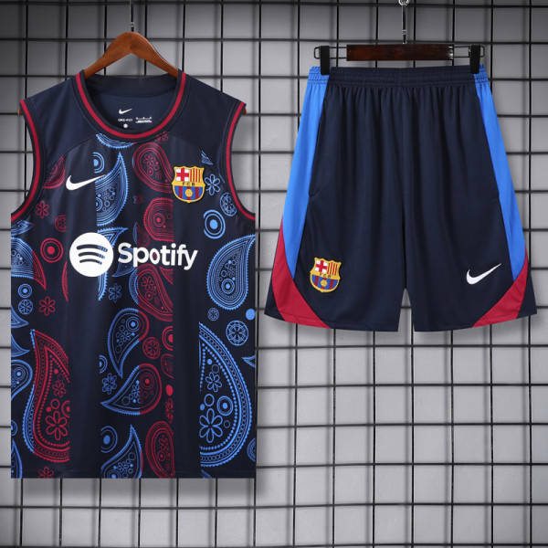 24-25 BAR Black Tank top and shorts suit (印花)