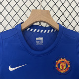 2008-2009 Man Utd Away Kids Retro Soccer Jersey