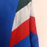 24-25 Italy Blue Windbreaker