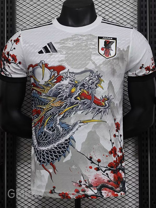 24-25 Japan White Special Edition Player Version Soccer Jersey *龙樱花