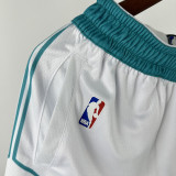 Hornets White City Edition Top Quality NBA Pants