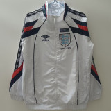 1998-1999 England White Retro Windbreaker
