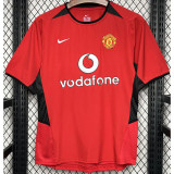 2002-2004 Man Utd Home Retro Soccer Jersey