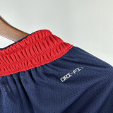 24-25 Clippers Blue City Edition Top Quality NBA Pants