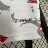 23-24 Japan White Grey Special Edition Fans Soccer Jersey (梅花)