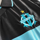 1999-2000 Marseille Away Black Retro Soccer Jersey