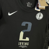 T140 Dallas Mavericks IRVING #2 Black High Quality Casual T-Shirt