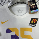 T141 SUNS DURANT #35 White High Quality Casual T-Shirt
