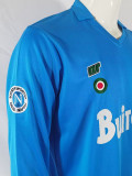 1987-1988 Napoli Home Long Sleeve Retro Soccer Jersey (长袖)