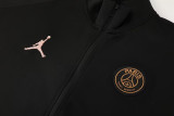 24-25 PSG Jordan Black Jacket Tracksuit #03