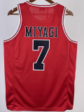 2023 SHOHOKU MIYAGI #7 Red Top Quality Hot Pressing NBA Jersey (带标）