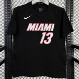 T143 HEAT ADEBAYO #13 Black High Quality Casual T-Shirt