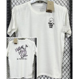 T152 NK White High Quality Casual T-Shirt #笑脸