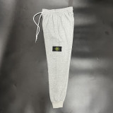 W5纯棉卫裤 Stone Island Grey Top Quality Sweatpants (Have Pocket)