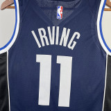 22-23 Dallas Mavericks IRVING #11 Royal Blue Top Quality Hot Pressing NBA Jersey (Trapeze Edition)飞人版