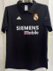2002-2003 RMA Away Black Retro Soccer Jersey