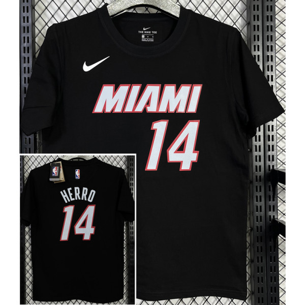 T144 HEAT HERRO #14 Black High Quality Casual T-Shirt