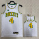 22-23 ROCKETS GREEN #4 White Top Quality Hot Pressing NBA Jersey (Retro Logo)