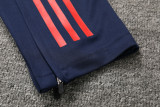 24-25 Man Utd Red Kids Half Pull Tracksuit (童装)(半拉链)